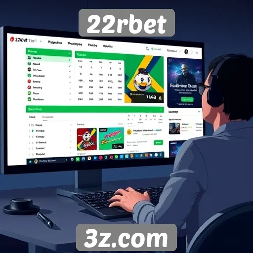 Experiência do usuário no site 22rbet